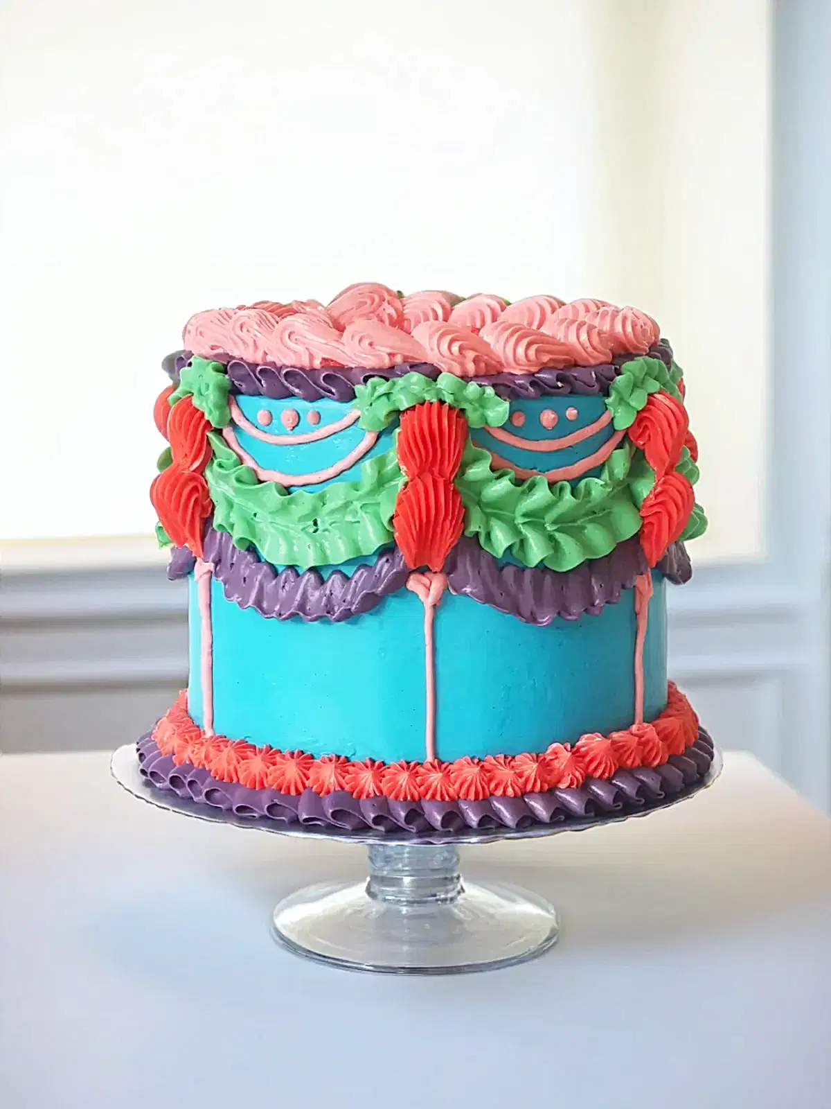 Bright Lambeth Cake