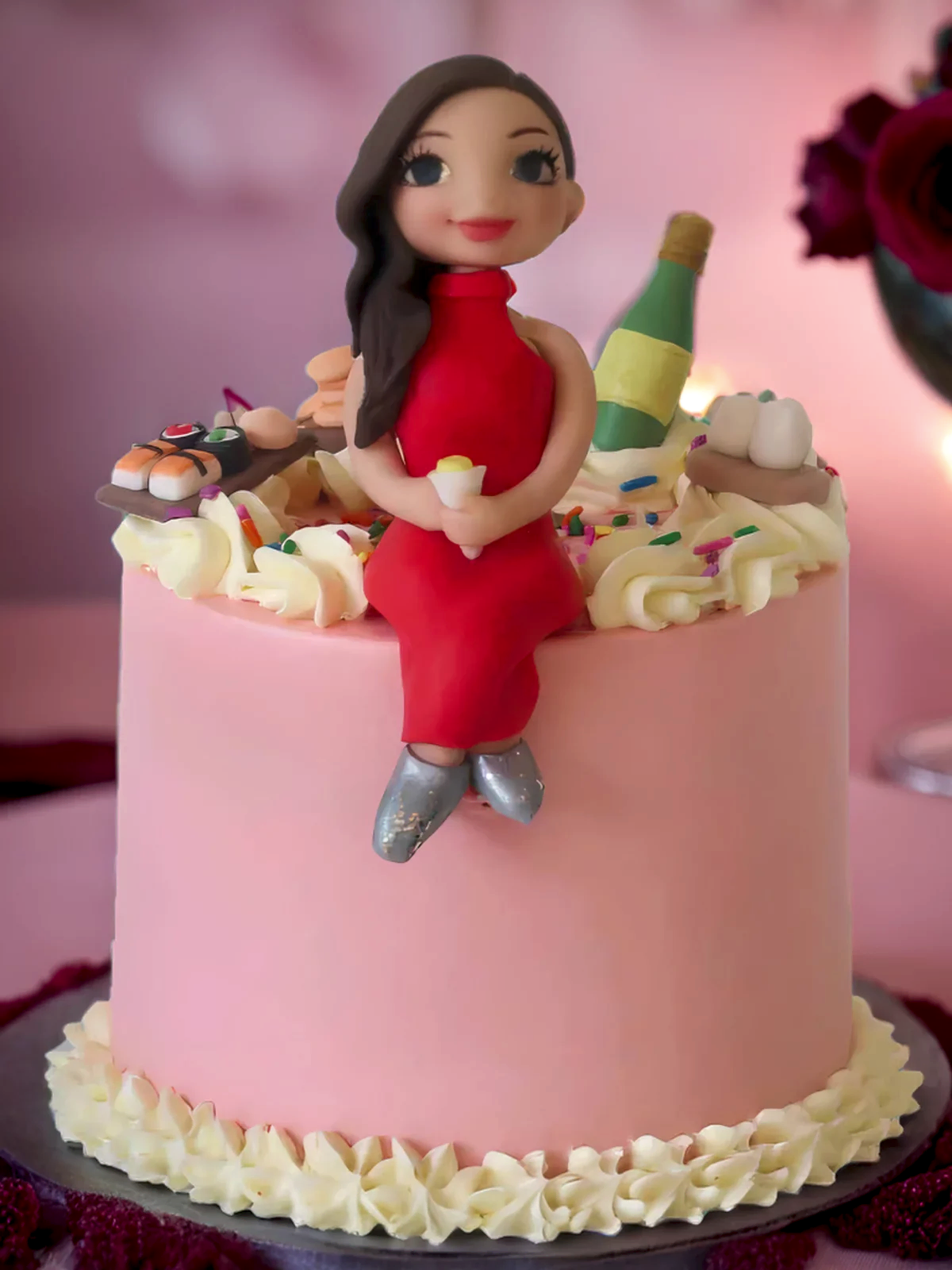 Personalised Female Favourite Things Cake