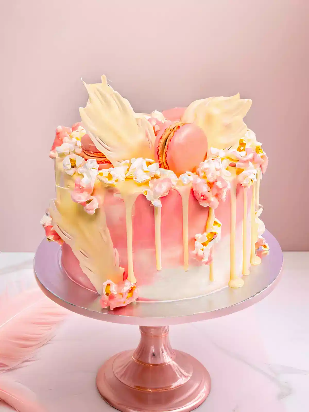 Pink Flamingo Cake - London and Surrey